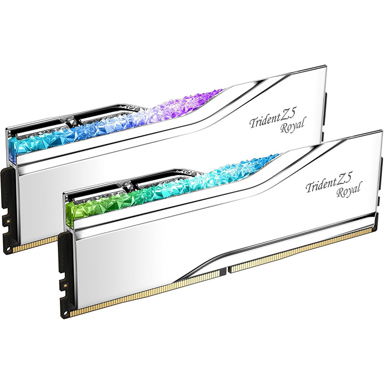 خرید G.Skill Trident Z5 Royal 64GB DDR5 RAM - Dual Stick - 6400MHz - CL32- Silver